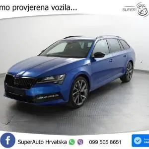 Škoda Superb Combi 2.0 TDI Aut. Sportline 200 KS, ACC+LED+360+GR SJED+VIRT+ASIST