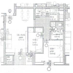 Stenjevec, Samoborska, 3-sobni stan, 52m2, II kat, lift