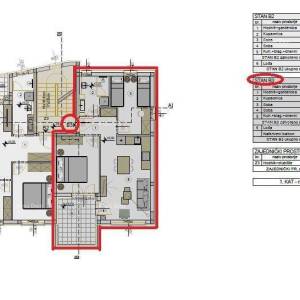 Štinjan –  stan u novogradnji, 54,71 m²
