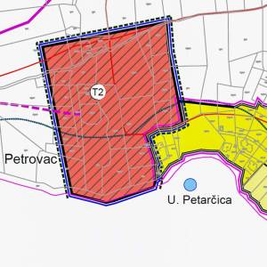 T2 Građevinska zona Petrovac u Zavali