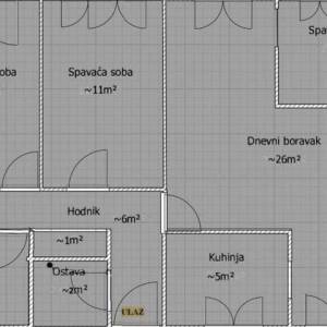 Velika Gorica, Slavka Kolara, 3S stan, 74m2, visoko prizemlje, lift
