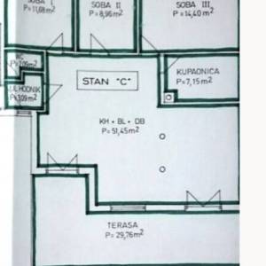 Vidovčica, 4S stan 112m2 s terasom, garažno i vanjsko parkirno mjesto