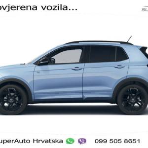 VW T-Cross 1.5 TSI DSG R-Line 150 KS, ACC+KAM+KEY+GR SJED+VIRT+LANE