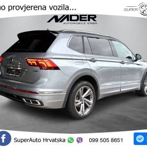 VW Tiguan Allspace 2.0 TDI Aut. R-Line 150 KS, 7-SJED+LED+ACC+GR SJED+360+VIRT