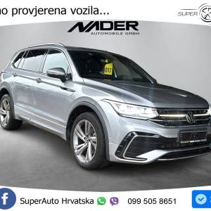VW Tiguan Allspace 2.0 TDI Aut. R-Line 150 KS, 7-SJED+LED+ACC+GR SJED+360+VIRT