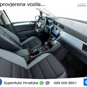 VW Touran 1.5 TSI DSG Comfortline 150 KS, LED+ACC+GR SJED+PDC+VIRT