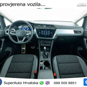 VW Touran 2.0 TDI DSG Comfortline 150 KS, 7-SJED+ACC+GR SJED+VIRT+NAVI