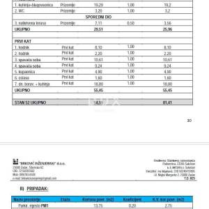 Zadar, Sukošan, dvosobni stan, 97,14 m², dvoetažni, dizalo