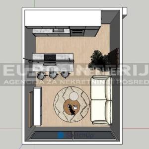 Zagreb, Borongaj, Vidrićeva ulica, jednosoban stan 35 m²