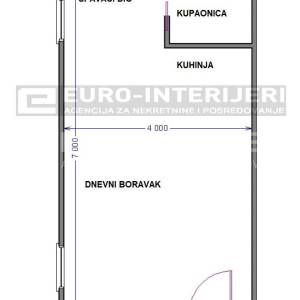 Zagreb - Centar - Berislavićeva ulica - stan 28,70 m², BEZ PROVIZIJE!