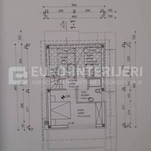 Zagreb, Gornji Bukovac, Salopekova ul., zgrada s dva stana 125 m2 ROH BAU