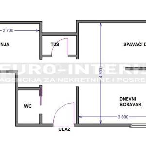 Zagreb - Trnje, renoviran jednosoban stan 29,86 m², BEZ PROVIZIJE!