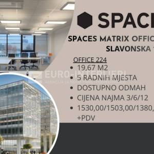 ZAKUP UREDA - ZAGREB, Matrix Office Park na Slavonskoj aveniji