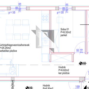 BOKANJAC - Dvosoban stan S7 na 2. katu - 65m2