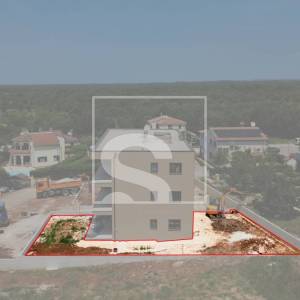 Dvosoban stan, Poreč, Žbandaj – novogradnja s 400 m² privatne okućnice