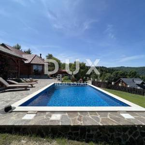 Gorski kotar, Kupjak, drvena samostojeća vila, 220 m2, bazen i wellness