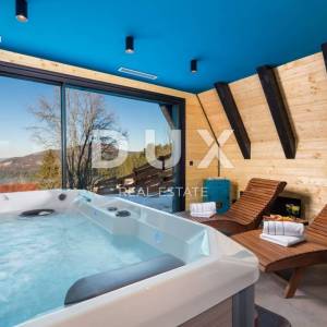 Gorski kotar, Kupjak, drvena samostojeća vila, 220 m2, bazen i wellness