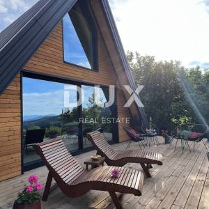 Gorski kotar, Kupjak, drvena samostojeća vila, 220 m2, bazen i wellness
