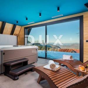 Gorski kotar, Kupjak, drvena samostojeća vila, 220 m2, bazen i wellness
