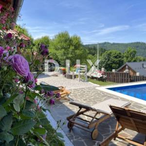 Gorski kotar, Kupjak, drvena samostojeća vila, 220 m2, bazen i wellness