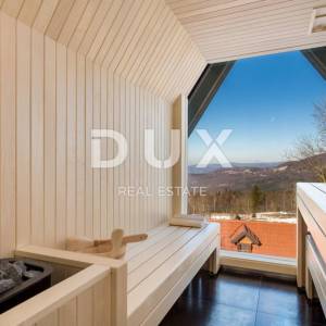 Gorski kotar, Kupjak, drvena samostojeća vila, 220 m2, bazen i wellness