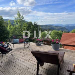 Gorski kotar, Kupjak, drvena samostojeća vila, 220 m2, bazen i wellness