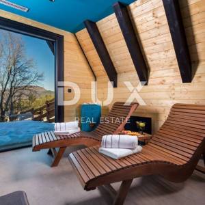 Gorski kotar, Kupjak, drvena samostojeća vila, 220 m2, bazen i wellness