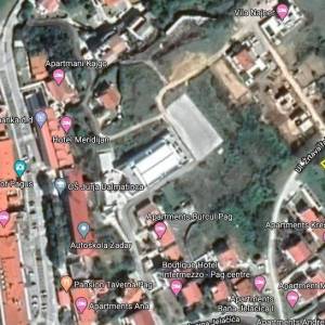 Građevinsko zemljište, Pag, 877 m² s pogledom na more