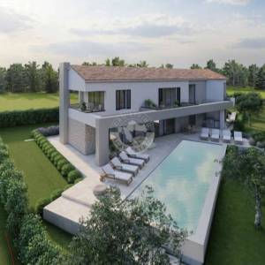 Hrvatska, Istra, Poreč, Valentići – Luksuzna Vila s bazenom, saunom i pogledom na more – 1.026 m² zemljišta