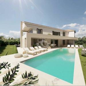 Hrvatska, Istra, Poreč, Valentići – Luksuzna Vila s bazenom, saunom i pogledom na more – 1.026 m² zemljišta