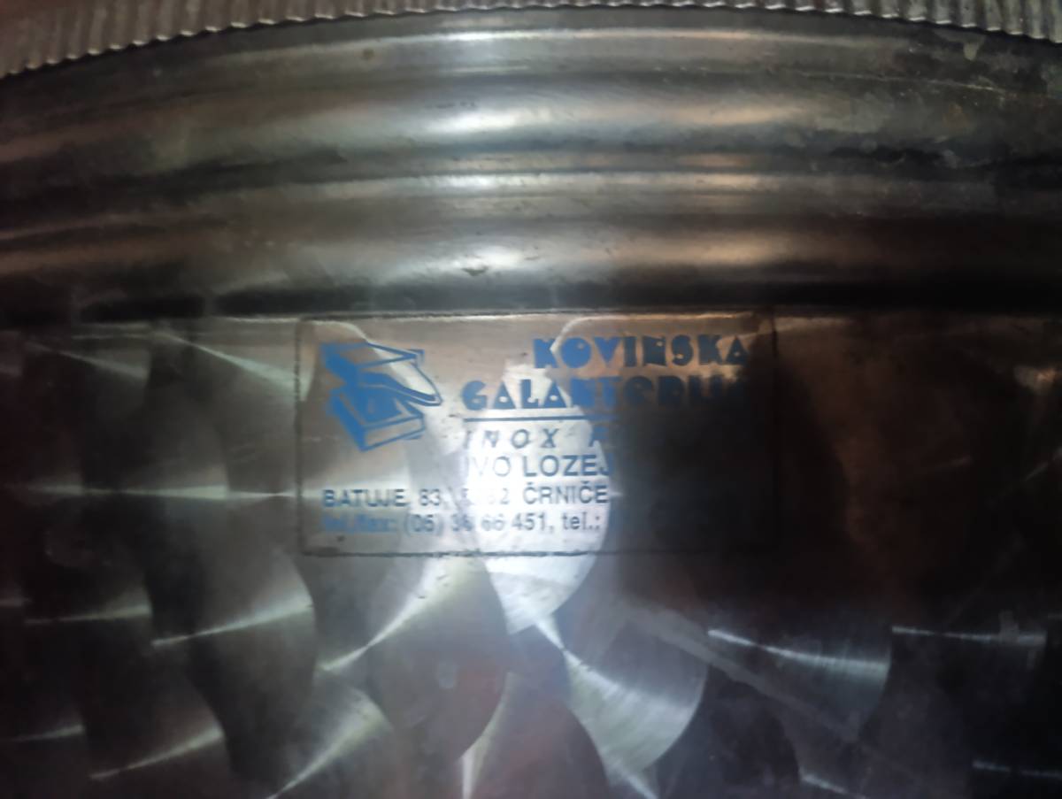 Inox bačva 500 lit