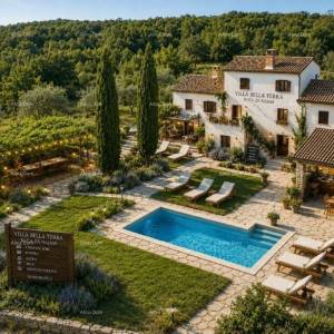 ISTARSKA VILA S BAZENOM I 4.000 m² ZEMLJIŠTA –  OPRTALJ