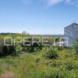 Istra, Buje – Atraktivno zemljište s panoramskim pogledom na more