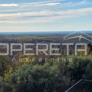 Istra, Buje – Atraktivno zemljište s panoramskim pogledom na more
