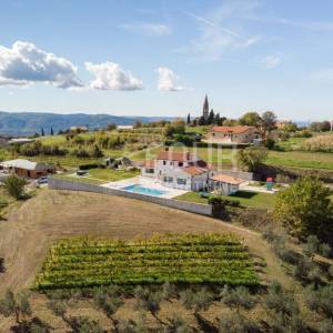 Istra, Buzet, luksuzna vila s bazenom
