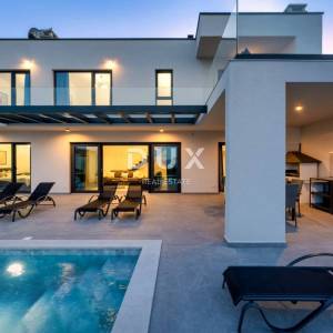 Istra, Rabac, kuća, 237 m², novogradnja, pogled na more