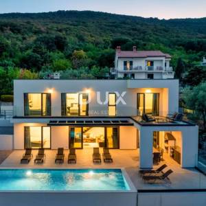 Istra, Rabac, kuća, 237 m², novogradnja, pogled na more