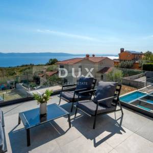 Istra, Rabac, kuća, 237 m², novogradnja, pogled na more