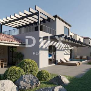 Istra, Šišan, Novogradnja dvojne vile, 140m2, nadomak plaža, mirno okruženje