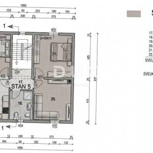 Kanfanar, Putini, 3-sobni stan, 74 m2, terasa, parking