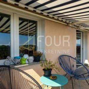 Kastav, 76.50m2, 2s+db, terasa, pogled na more