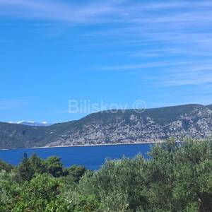 Korčula, Račišće prodaja zemljište, pogled na more