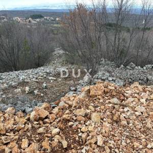 Krk, Vrh, građevinska zemljišta, 1.060 m2, s projektom