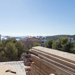 Murter, Jezera, penthouse, 109,41 m2, pogled na more