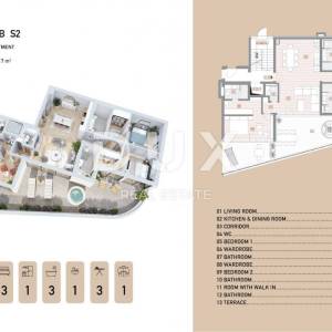 Opatija, centar, 4-sobni stan, 165,17 m2, terasa 55 m2