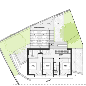 Oprtalj, građevinsko zemljište, 2019 m², pogled, projekt