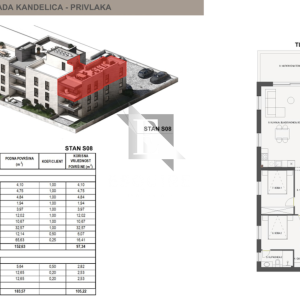 PRIVLAKA - SABUNIKE - Dvosoban penthouse - 105m2