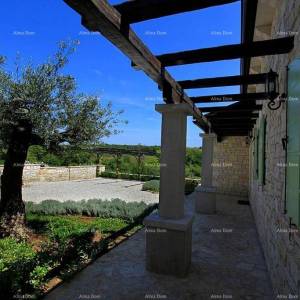 Prodaja! Ekskluzivna rustikalna vila s bazenom, Višnjan!
