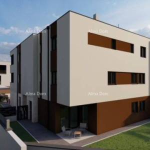 PULA,  NOVOGRADNJA, STAN 80,7 m² S TERASOM I PARKIRNIM MJESTOM