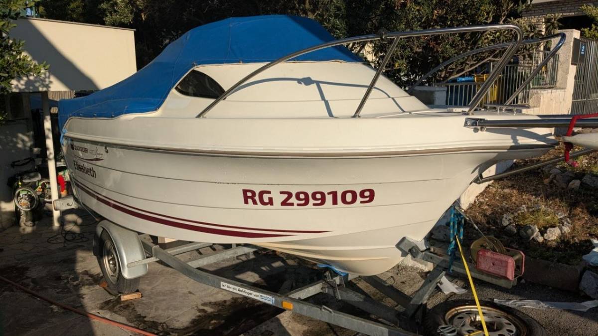 Quicksilver 420 flamingo sa trailerom